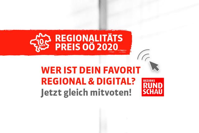 Jetzt für den Regionalitätspreis-Gewinner in der Kategorie "Regional & Digital" abstimmen | Foto: BezirksRundschau