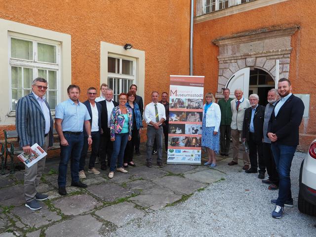 Pressegespräch mit den Repräsentanten der Museumsstadt Eisenerz im Kammerhof. | Foto: zVg