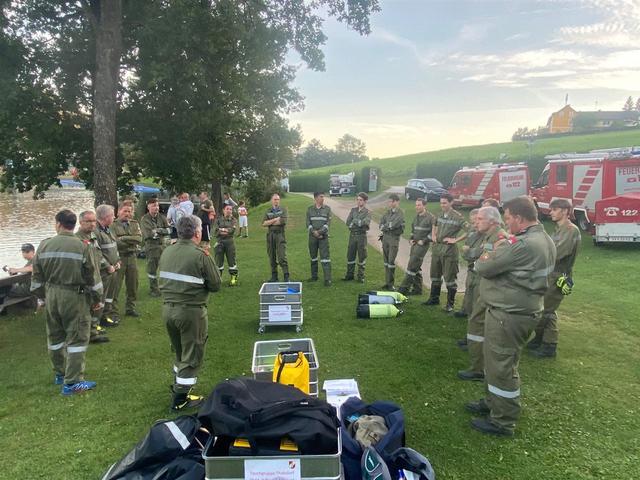 FF Thalsdorf bei der Besprechung | Foto: FF Thalsdorf