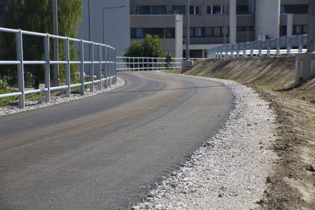 Der neue Fuß- und Radweg Richtung Hafenstraße.  | Foto: Baumgartner/BRS