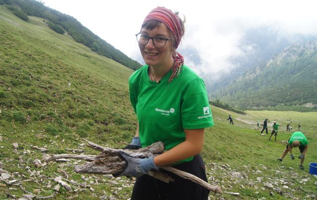 Sophie Steininger arbeitet gerne im Freien. | Foto: Tabea Böhler