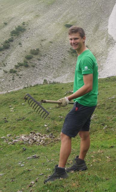 Benedikt Buchecker bei der Rechenarbeit. | Foto: Tabea Böhler