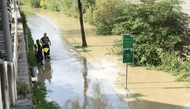 Die Drau in der Villacher City am Sonntagnachmittag
 | Foto: KK