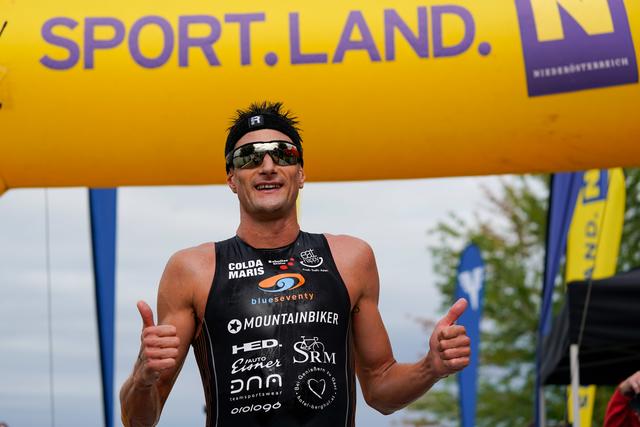 Der Triathlet Michael Weiss konnte sich wie bereits im Jahr zuvor den Sieg sichern.