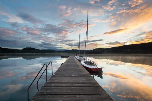 Sonnenaufgang am längsee