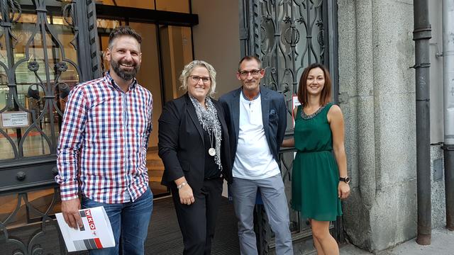 J. Pfluger, C. Pali, M. Rizzi und M. Kriechhammer. | Foto: privat