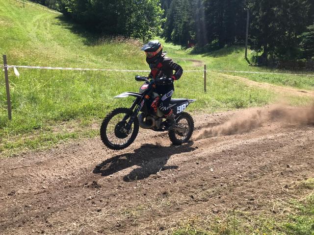 Patrick Riegler auf der Strecke. | Foto: Niki Peer