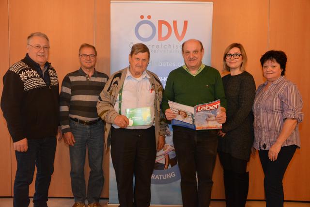 Die ÖDV Gruppe Hartberg, um Gruppenleiter Ernst Laschober (3.v.r.), freut sich - nach langer Zeit der Abstinenz - schon sehr auf ein gemeinsames Treffen.
