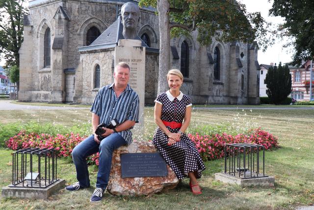 Intendantin Kristina Sprenger verriet BEZIRKSBLÄTTER-Reporter Markus Achleitner ihre Erfolgsstrategie und künftige Festspielpläne. | Foto: Manfred Wlasak