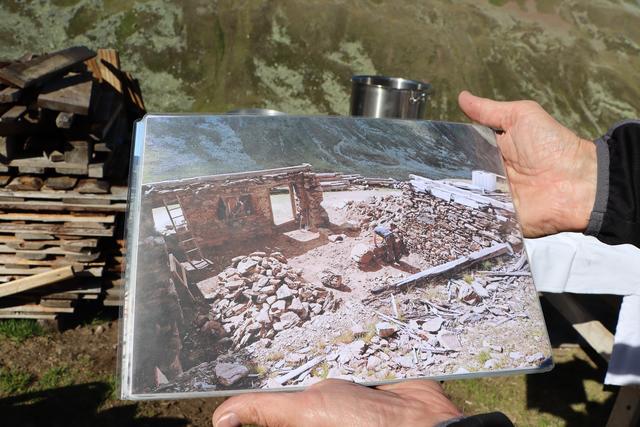 Während der Rekonstruktionsarbeiten beim Bergwerk. | Foto: Siegele