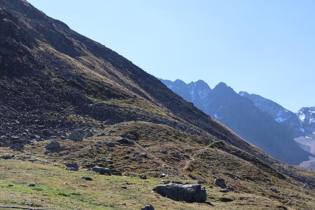Blick auf die alten Knappenwege. | Foto: Siegele