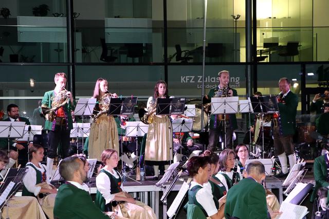 Der Hornsatz der Stadtmusikkapelle Landeck gab Auszüge aus "Fluch der Karibik" zum Besten.