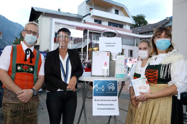 Bei der Veranstaltung wurden strenge Covid-19 Maßnahmen gesetzt und eingehalten.