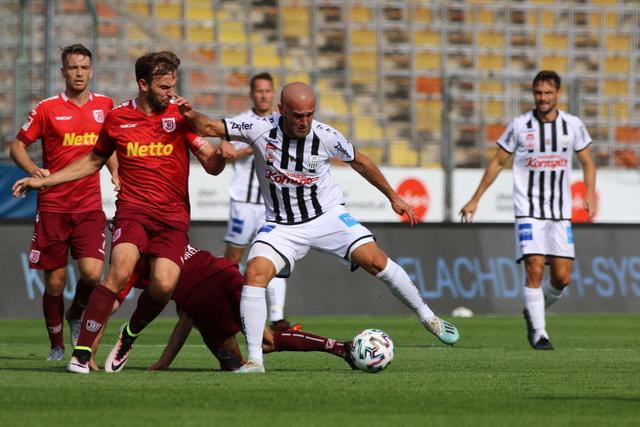 Rückkehrer Lukas Grgic bot im Test gegen Regensburg eine sehr ansprechende Leistung und machte dadurch auf sich aufmerksam. | Foto: Reischl