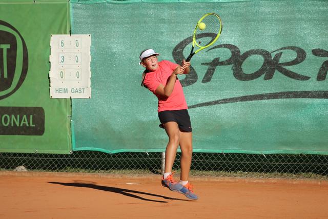  Anna Pircher vom SV Zams Tennis holte den Heimsieg. | Foto: Julian Wiederin