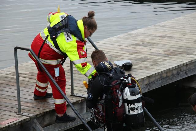 Einsatztaucher Christian Hafner der ÖWR St. Andrä | Foto: ÖWR 1/19 Längsee