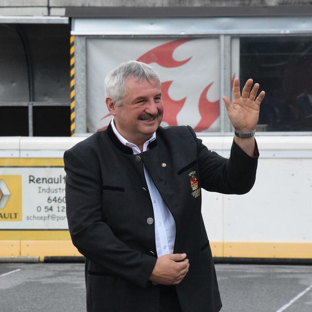 Eis- und Stocksport Jugendstützpunkt Imst - TLEV Präsident Hermann Huber. | Foto: Schwaighofer