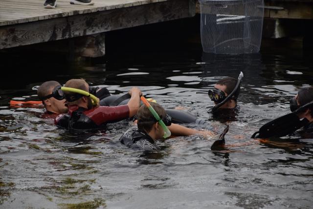 Rettungschwimmer der ÖWR Längsee bei der Menschenrettung | Foto: ÖWR 1/19 Längsee