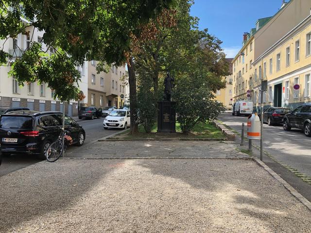 Das Klavier wird unter anderem in der Gatterburggasse aufgebaut.