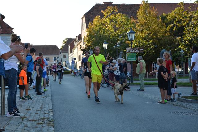 Nicht nur Zweibeiner machten beim Fürstenfelder Brunnenlauf eine gute Figur.