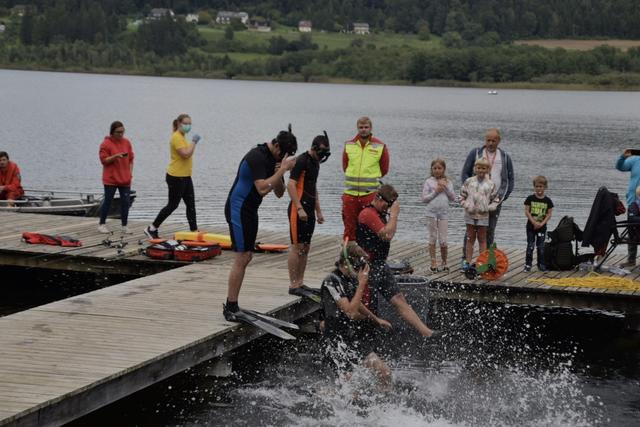 Rettungsschwimmer der ÖWR Längsee im Einsatz | Foto: ÖWR 1/19 Längsee