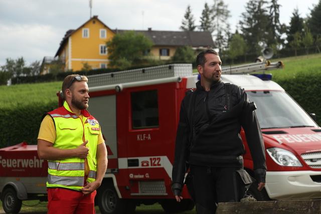 Markus Bräuhaupt (li.) und Stefan Arnesch bei der Lagebesprechung | Foto: ÖWR 1/19 Längsee