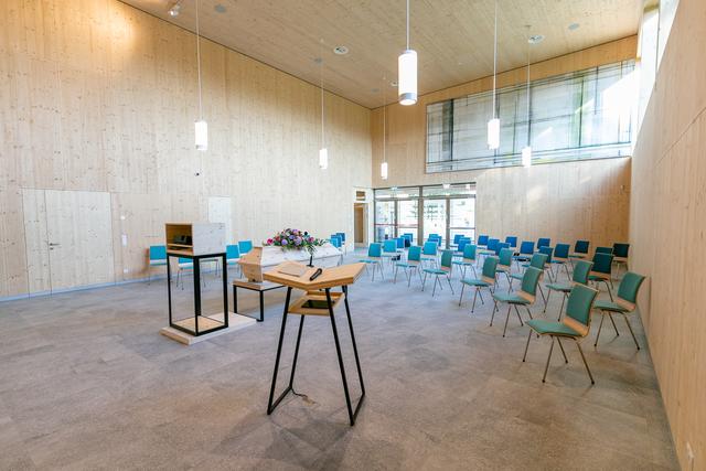 Den neuen Verabschiedesaal können bis zu 100 Personen gleichzeitig nutzen.  | Foto: Feuerbestattung Oberösterreich