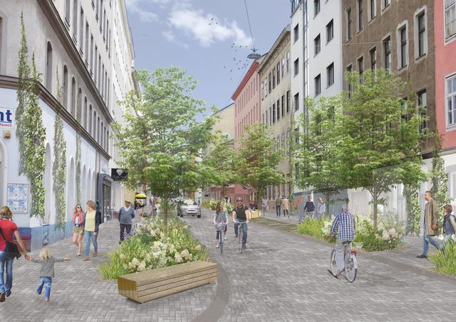 Rund um den Siebenbrunnenplatz soll das erste "Supergrätzel" entstehen. | Foto: Grüne Margareten