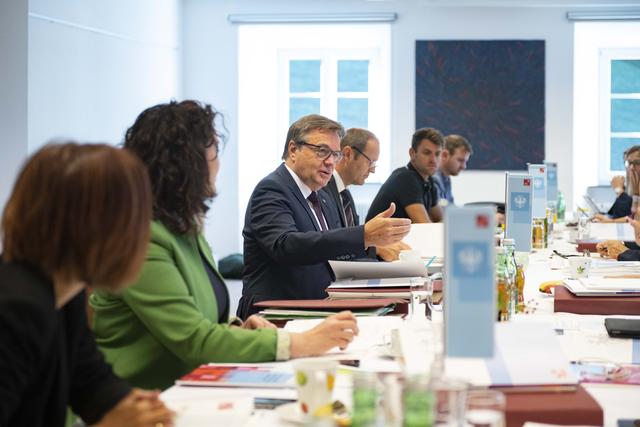 Regierungsklausur - zahlreiche aktuelle Themen wurden gemeinsam besprochen.