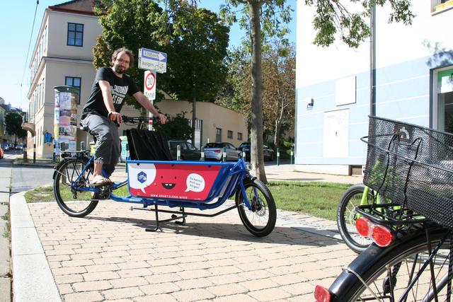 Bei der Fahrradwerkstatt Flickschuh in Hetzendorf kann man das Grätzelfahrrad ausleihen. | Foto: Karl Pufler