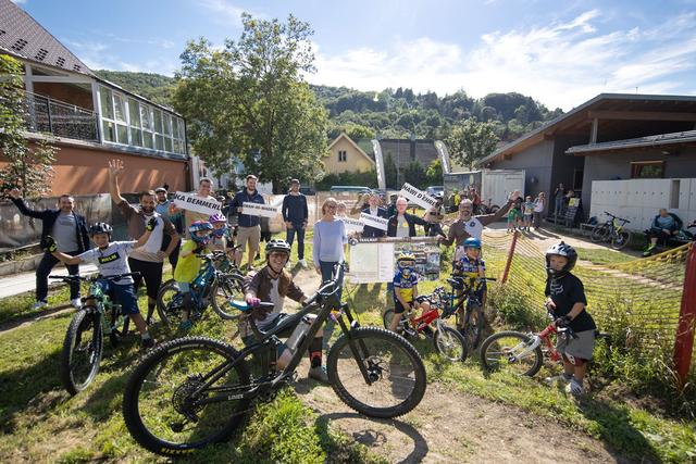 Die neuen Trails wurden bei Prachtwetter eingeweiht | Foto: Markus Frühmann Fotografie