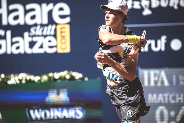 Jannik Sinner (ITA) schlug Philipp Kohlschreiber. | Foto: M. Knoll