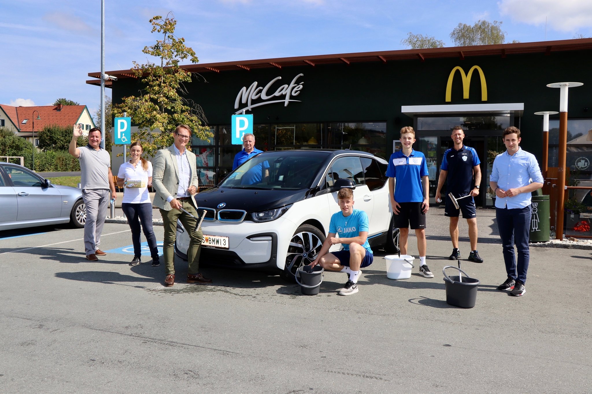 Hartberg Voller Einsatz beim McDonald’s Car Wash Day 2020 Hartberg