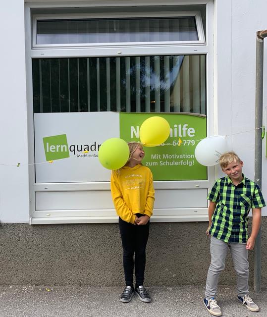Gestartet wurde im Lernquadrat.