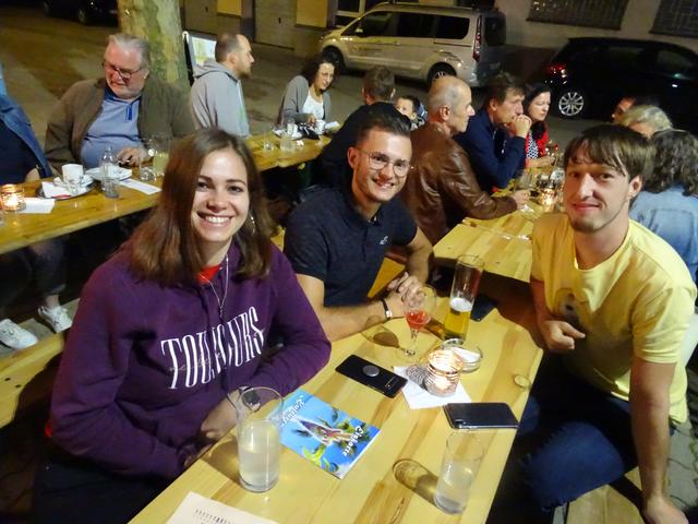 Michaela und Josef Fuchs mit Markus Maier