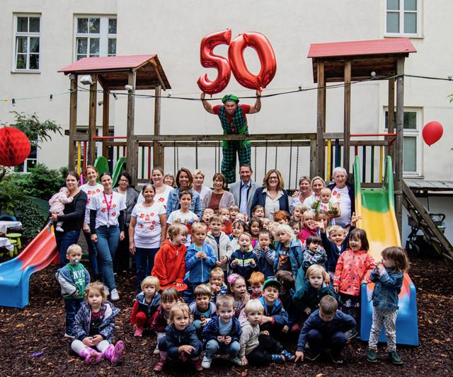 Zum 50. Jubiläum der Wiener Kinderstube gab es ein großes Fest.