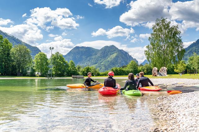 Der Badesee in der Gemeinde Landl ist seit jeher ein beliebter Ausflugsort für Einheimische und Gäste. | Foto: Fuernholzer