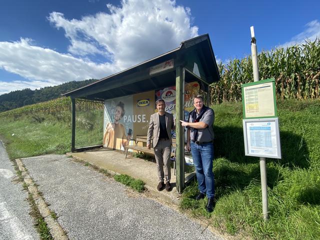Bürgermeister Markus Lakounigg und Vizebürgermeister Peter Wedenig haben sich vor Ort ein Bild gemacht.