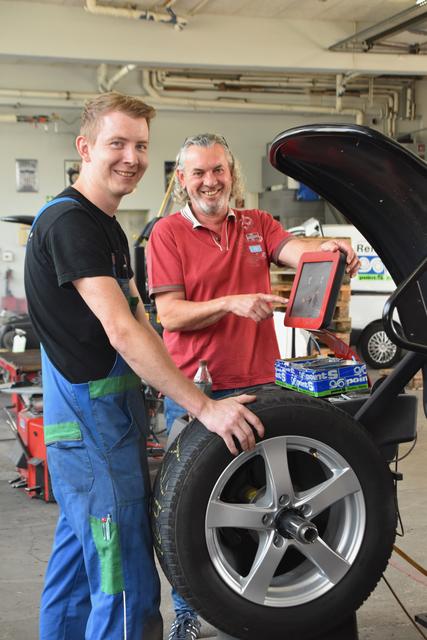 Michael Lamprecht (re.) mit seinem Neffen Marco Lamprecht