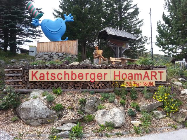 Hier zu sehen, ein Foto der Katschberger HoamART-Dekoration aus einem vergangenen Jahr.