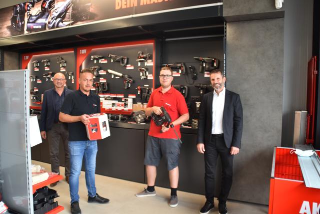  Helmut Reitstätter, Dominik Lang,  Dominik Pichler und Hermann Eberl. | Foto: Katharina Gollner