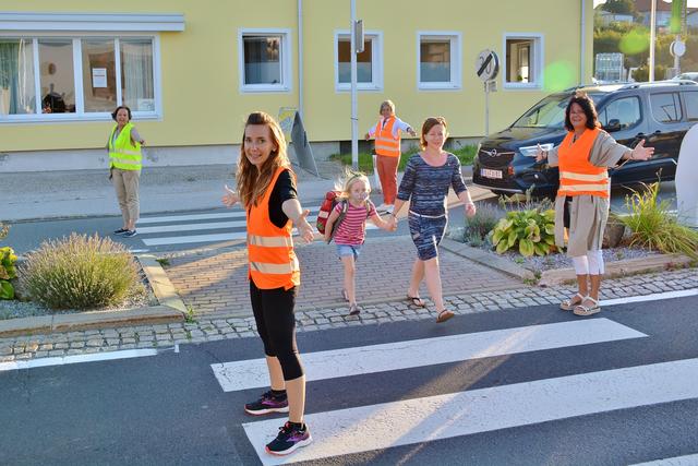 Die Sicherheit der Kinder liegt dem ÖVP-Team aus Lichtenberg sehr am Herzen.