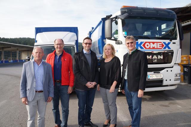 Bei der Firma Komex herrscht ebenso wieder Maskenpflicht bei der Anlieferung wie bei Buchhauser (Archivbild vor Corona)