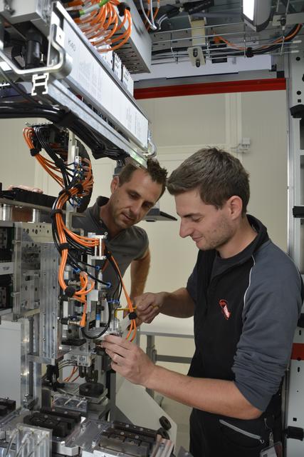 Matthias Steindl (21) bei der Arbeit.