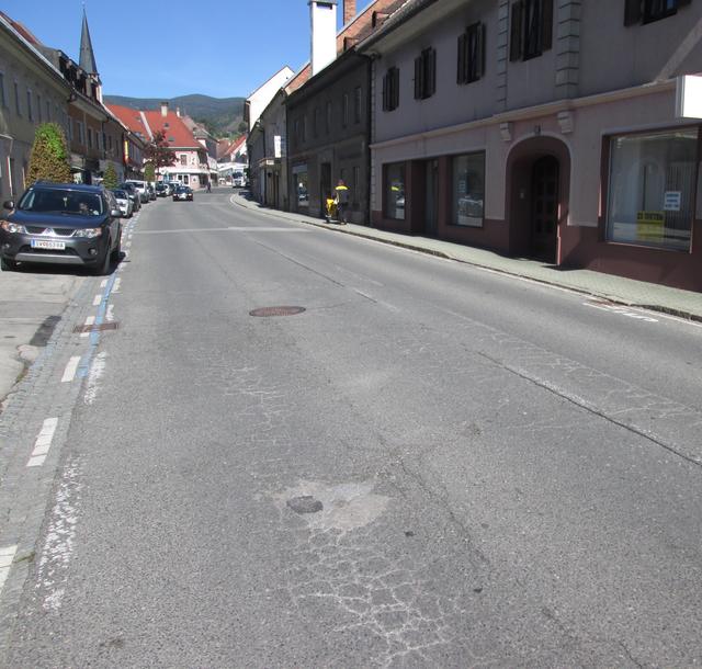 Die Sanierung der Klagenfurter Straße kostet knapp eine Million Euro.