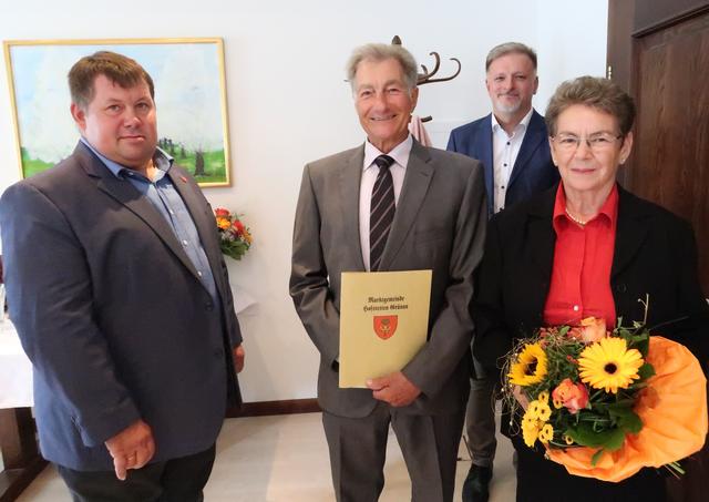 Die Gemeinde Hofstetten-Grünau gratuliert zur goldenen Hochzeit.