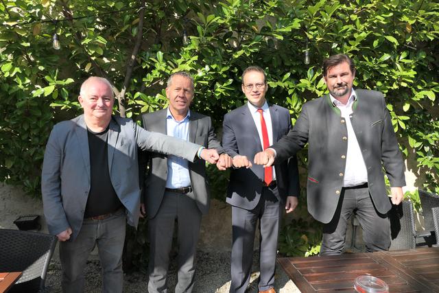 Christian Putz, Michael Seda, Karim Mild und Stefan Steinbichler