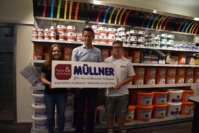 Julia Ledinger, Chef Lukas Müllner und Christian Dallinger