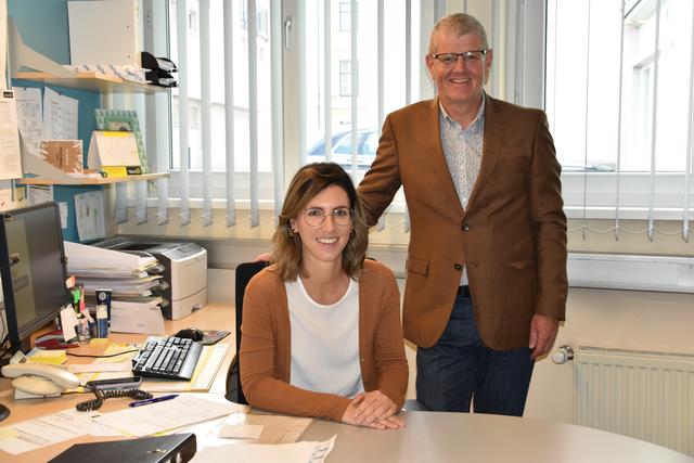 Sabrina Oparjan-Kanz mit Günther Barkowits, der sie ausgebildet hat. | Foto: Kristina Orasche