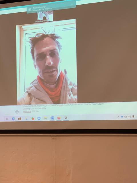 Felix Gottwald: Botschaft vom Gletscher aus.